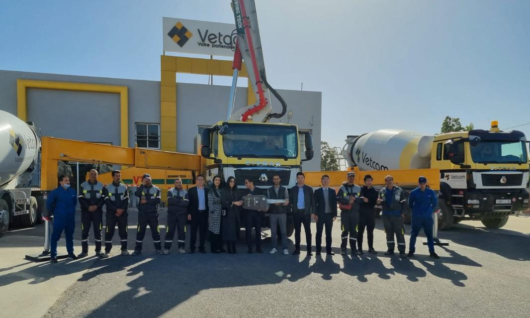 The first SITRAK 50m Pump Was Delivered to Agadir Key Client